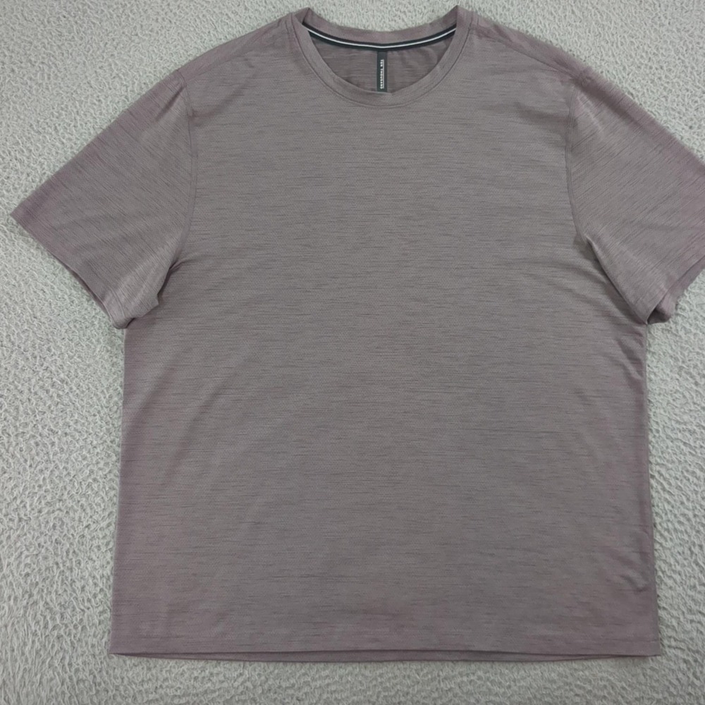 Ten Thousand Training Shirt Mens XL Purple Short Sleeve Mesh Athletic Tee